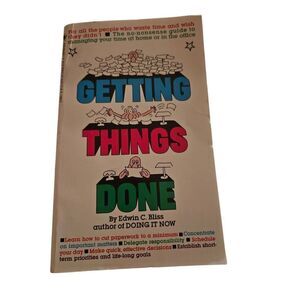 Getting things done by Edwin C. Bliss bantam books